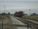  Indiana Railroad 3805 pulls up pass switchs